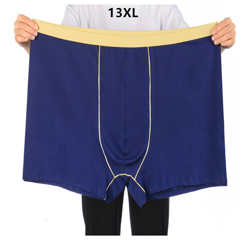 Boxer Brief Pack Cotton - メンズピュアコットンボクサーショーツ,特大メンズ下着,ルーズフィット,ハイウエスト下着,ラージサイズ,13xl 12xl,10xl
