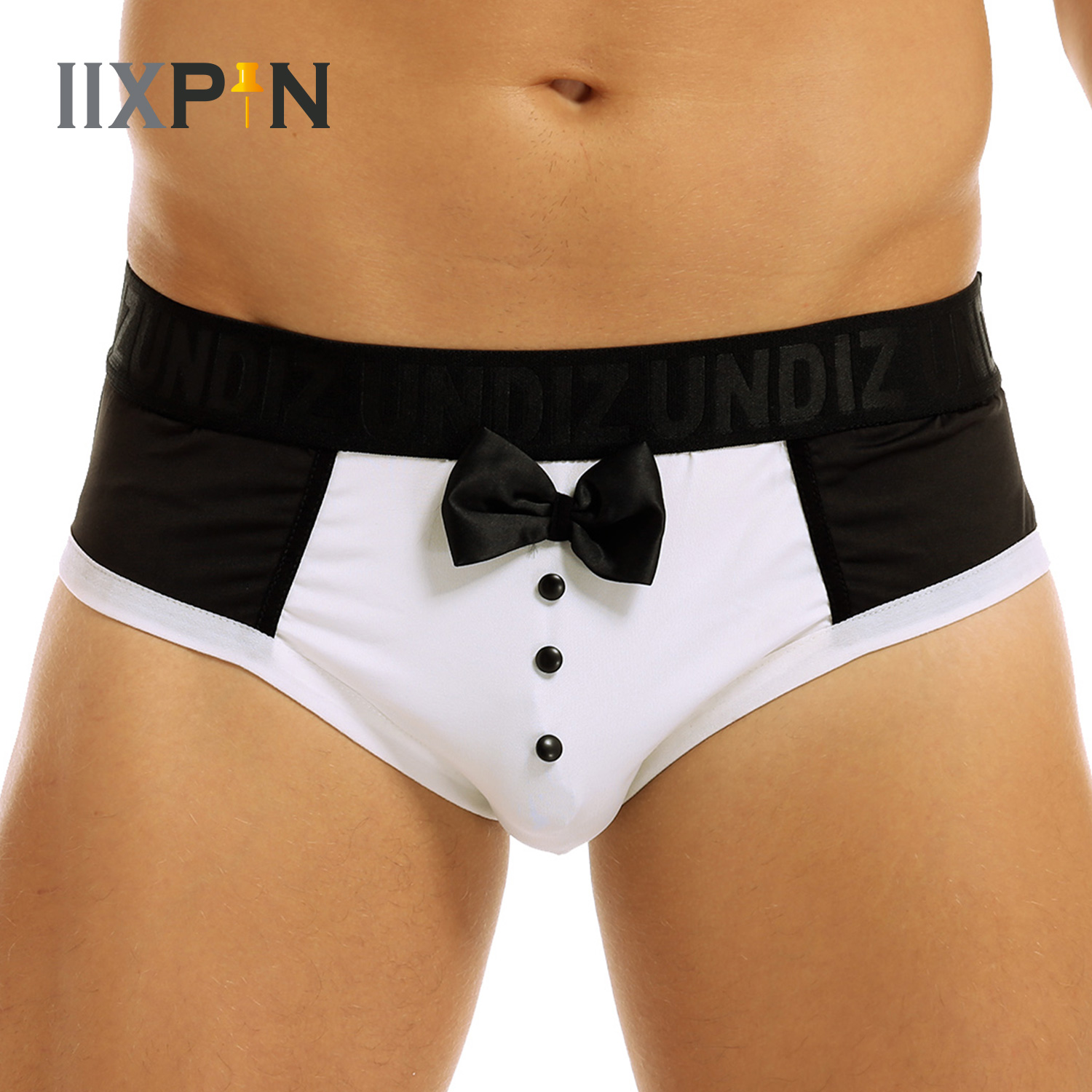 メンズかわいいタキシードボクサーパンツブリーフ下着黒色スプラ - Boxer Shorts Modal のレビューと価格