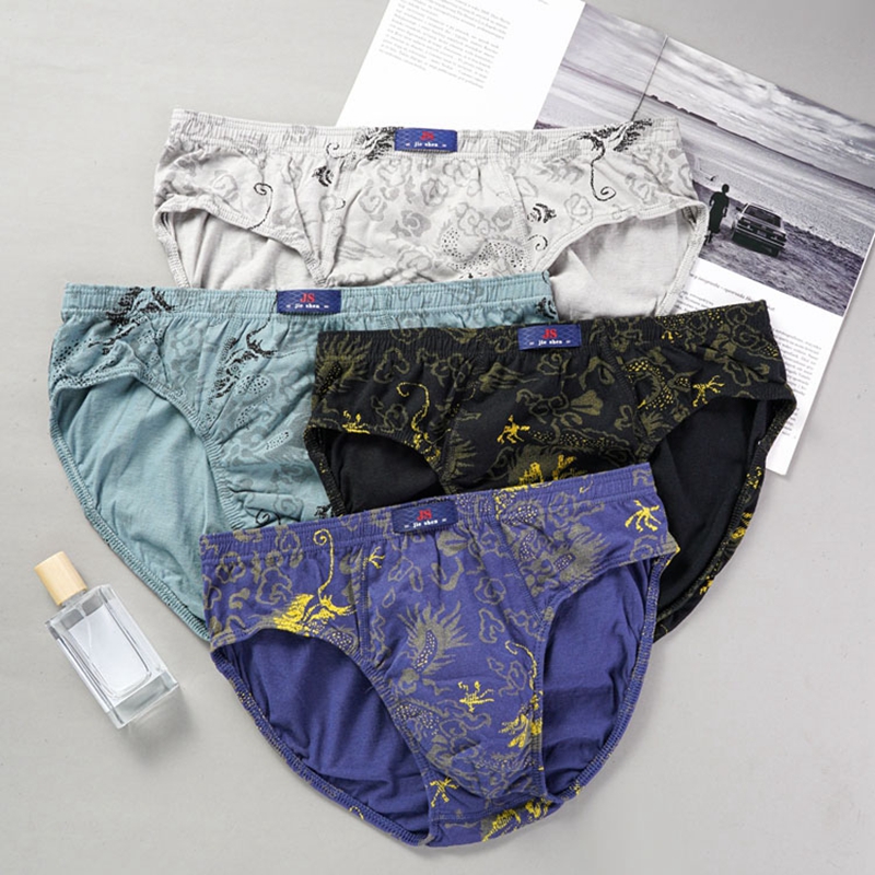 男性用プリント通気性下着,綿100%,十分なパンティー,吸湿 - Boxer Brief Pack Cotton のレビューと価格